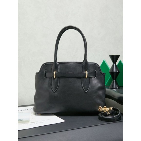 Replica Borse tote Miu Miu Adventure nappa 5BA292 Nero Imitazioni perfette Outlet