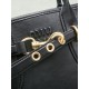 Replica Borse tote Miu Miu Adventure nappa 5BA292 Nero Imitazioni perfette Outlet