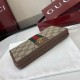 Replica Portafoglio Gucci Ophidia con cerniera 838619 Marrone Imitazioni perfette Outlet