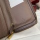 Replica Portafoglio Gucci Ophidia con cerniera 838619 Marrone Imitazioni perfette Outlet