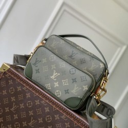 Replica Borsa a tracolla da uomo LV Nil Heritage M27095 Verde Imitazioni perfette Outlet