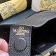 Replica Borsa a mano media Valentino Garavani Alltime vitello granato Nero Imitazioni perfette Outlet