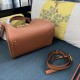 Replica Borsa a mano media Valentino Garavani Alltime vitello granato Marrone Imitazioni perfette Outlet