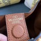 Replica Borsa a mano media Valentino Garavani Alltime vitello granato Marrone Imitazioni perfette Outlet