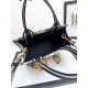 Replica Borsa tote Dior piccola/media Oblique ricamata con stampa animalier bianca Imitazioni perfette Outlet