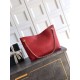 Replica Borsa hobo Chanel Coco piccola pelle di vitello bordeaux Imitazioni perfette Outlet