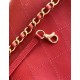 Replica Borsa hobo Chanel Coco piccola pelle di vitello bordeaux Imitazioni perfette Outlet