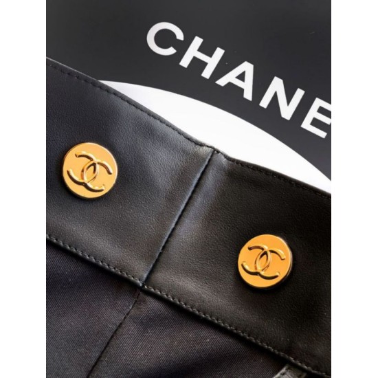Replica Borsa hobo Chanel Coco piccola pelle di vitello Nero Imitazioni perfette Outlet