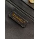 Replica Borsa hobo Chanel Coco piccola pelle di vitello Nero Imitazioni perfette Outlet