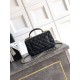 Replica Borsa Chanel Mini Classic Flap Bow 25K con manico superiore AS2431 Nero Imitazioni perfette Outlet