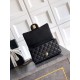Replica Borsa Chanel Mini Classic Flap Bow 25K con manico superiore AS2431 Nero Imitazioni perfette Outlet