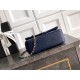 Replica Borsa Chanel Mini Classic Flap Bow 25K con manico superiore AS2431 Blu Imitazioni perfette Outlet