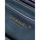 Replica Borsa Chanel Mini Classic Flap Bow 25K con manico superiore AS2431 Blu Imitazioni perfette Outlet