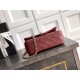 Replica Borsa Chanel Mini Classic Flap Bow 25K con manico superiore AS2431 Borgogna Imitazioni perfette Outlet