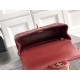 Replica Borsa Chanel Mini Classic Flap Bow 25K con manico superiore AS2431 Borgogna Imitazioni perfette Outlet