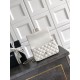 Replica Borsa Chanel Mini Classic Flap Bow 25K con manico superiore AS2431 bianca Imitazioni perfette Outlet