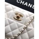 Replica Borsa Chanel Mini Classic Flap Bow 25K con manico superiore AS2431 bianca Imitazioni perfette Outlet