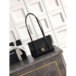 Replica Borsa Chanel 26P Preppy Coco Flap AS6130 nera Imitazioni perfette Outlet