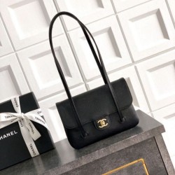 Replica Borsa Chanel 26P Preppy Coco Flap AS6130 nera Imitazioni perfette Outlet