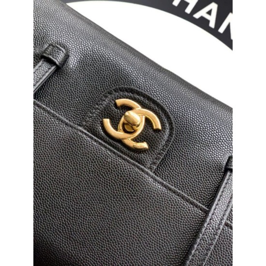 Repliche Borsa Chanel 26P Preppy Coco Flap AS6130 nera False Online Replica Borsa Chanel 26P Preppy Coco Flap AS6130 nera Imitazioni perfette Outlet
