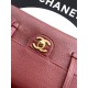 Replica Borsa Chanel 26P Preppy Coco Flap AS6130 Borgogna Imitazioni perfette Outlet