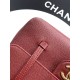 Replica Borsa Chanel 26P Preppy Coco Flap AS6130 Borgogna Imitazioni perfette Outlet