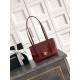 Replica Borsa Chanel 26P Preppy Coco Flap AS6130 Borgogna Imitazioni perfette Outlet
