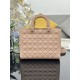 Replica Borsa a mano Dior Lady Dior grande opaca Cannage con patta Rosa Imitazioni perfette Outlet