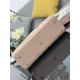 Replica Borsa a mano Dior Lady Dior grande opaca Cannage con patta Rosa Imitazioni perfette Outlet