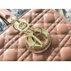 Replica Borsa grande Dior Lady Dior agnello trapuntata cannage Marrone Imitazioni perfette Outlet