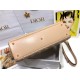 Replica Borsa grande Dior Lady Dior agnello trapuntata cannage cammello Imitazioni perfette Outlet