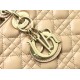 Replica Borsa grande Dior Lady Dior agnello trapuntata cannage cammello Imitazioni perfette Outlet