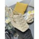 Replica Borsa grande Dior Lady Dior agnello trapuntata cannage beige Imitazioni perfette Outlet