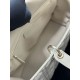 Replica Borsa grande Dior Lady Dior agnello trapuntata cannage beige Imitazioni perfette Outlet