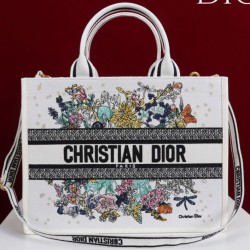 Replica Dior Fortunato Media Dior Book Tote Dior Bianco Imitazioni perfette Outlet