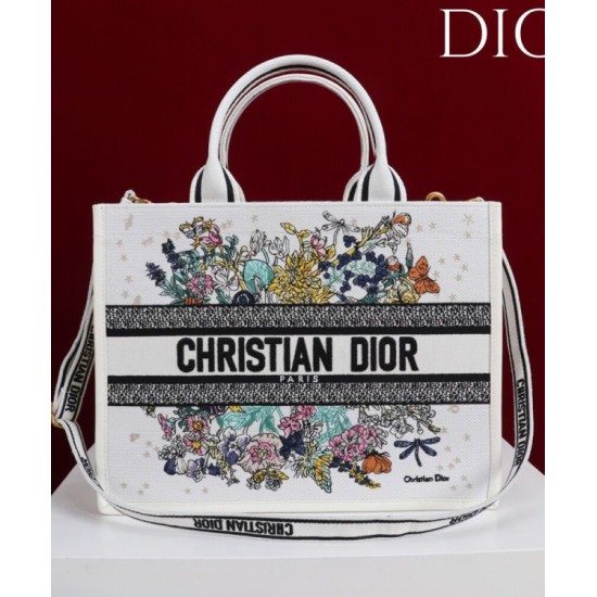 Replica Dior Fortunato Media Dior Book Tote Dior Bianco Imitazioni perfette Outlet