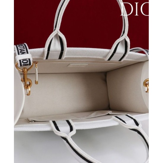 Replica Dior Fortunato Media Dior Book Tote Dior Bianco Imitazioni perfette Outlet