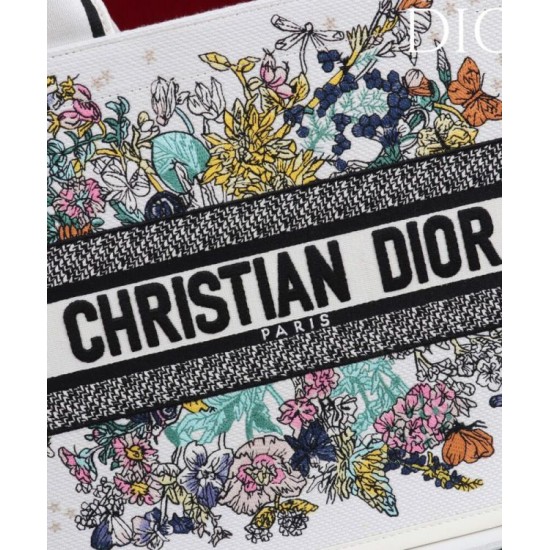 Replica Dior Fortunato Media Dior Book Tote Dior Bianco Imitazioni perfette Outlet