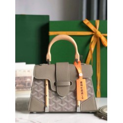 Premio Replica Borsa Goyard Saigon Structure Nano grigia False Online