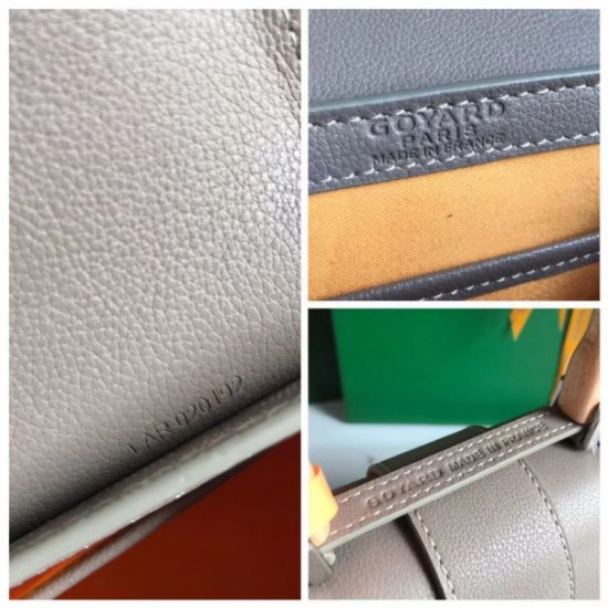 Premio Replica Borsa Goyard Saigon Structure Nano grigia False Online