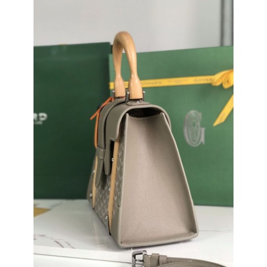 Premio Replica Borsa a mano Goyard Goyardine Saigon PM grigia False Online