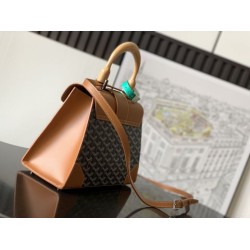 Premio Replica Borsa a mano strutturata Goyard Saigon PM marrone False Online