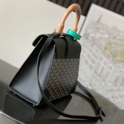 Premio Replica Borsa a mano strutturata Goyard Saigon PM Nero False Online