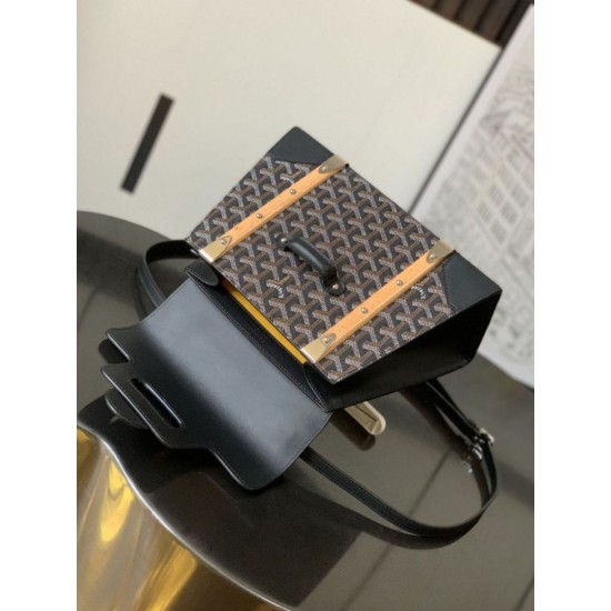 Premio Replica Borsa a mano strutturata Goyard Saigon PM Nero False Online
