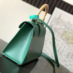 Premio Replica Borsa a mano strutturata Goyard Saigon PM Verde False Online