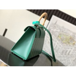 Premio Replica Borsa a mano strutturata Goyard Saigon PM Verde False Online