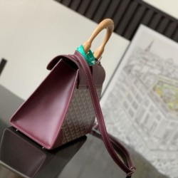 Premio Replica Borsa a mano strutturata Goyard Saigon PM bordeaux False Online