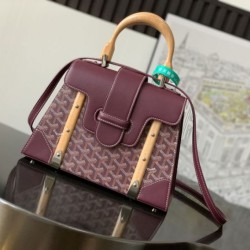 Premio Replica Borsa a mano strutturata Goyard Saigon PM bordeaux False Online