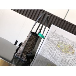 Replica Borsa tote Goyard Anjou Saint Louis Mini tela goyardine/pelle di vitello nera Imitazione Outlet Clone Premio Replica Borsa tote Goyard Anjou Saint Louis Mini tela goyardine/pelle di vitello nera False Online