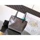 Replica Borsa tote Goyard Anjou Saint Louis Mini tela goyardine/pelle di vitello nera Imitazione Outlet Clone Premio Replica Borsa tote Goyard Anjou Saint Louis Mini tela goyardine/pelle di vitello nera False Online